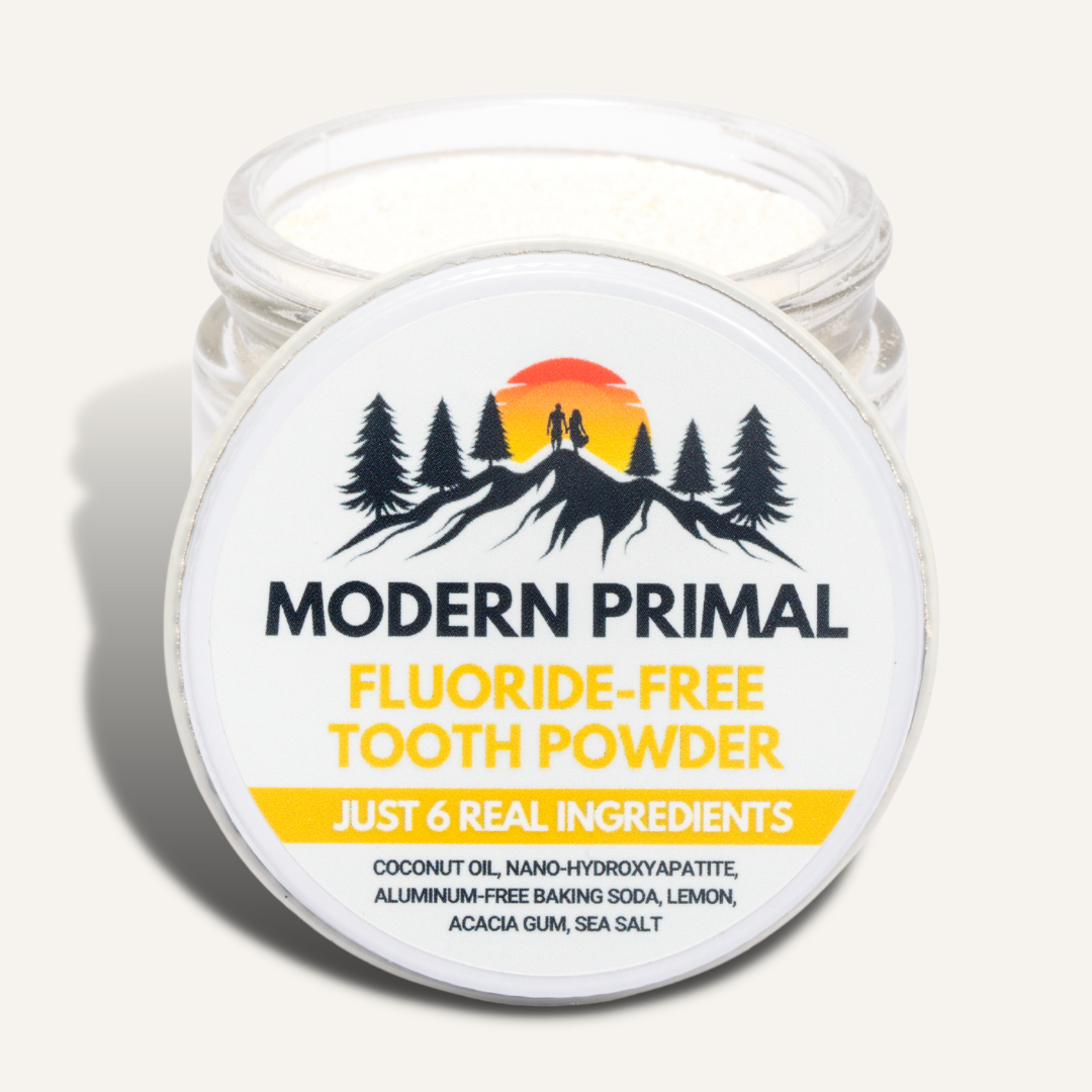 Primal Tooth Powder Modern Primal's Fluoride-Free Lemon Tooth Powder – ModernPrimal